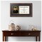 ArtToFrames 8.5x11 inch Diploma Frame with 6" x 8" Inch Image Opening - Framed with Black and Gold Mats, Comes with Regular Acrylic and Sawtooth Hanger for Wall Hanging (DT-8.5x11)